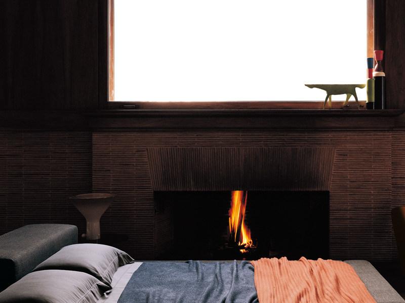 Living Divani Двуспальная кровать с мягким изголовьем Extra wall sun-id-1431436 - Вид №2