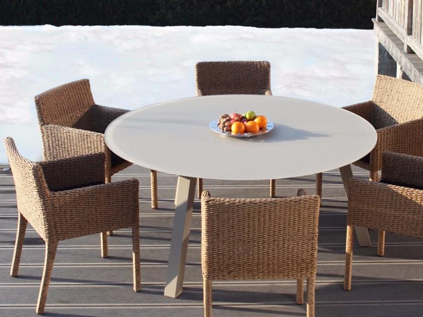 Royal Botania Круглый стеклянный садовый стол sun-id-1502811 - Вид №2