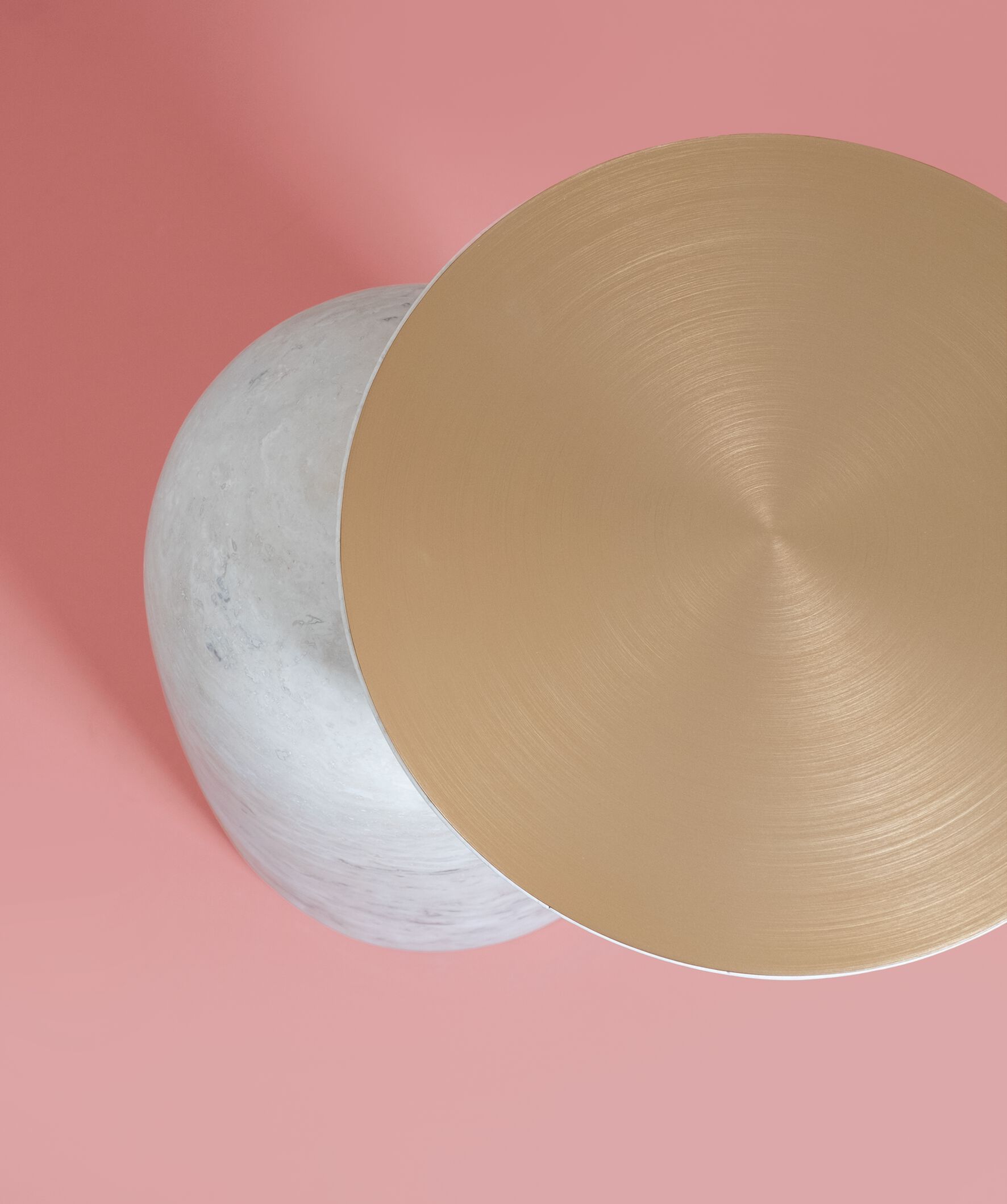 Круглый мраморный журнальный столик Secolo PINGU X ARCH-00004200 - Вид №2