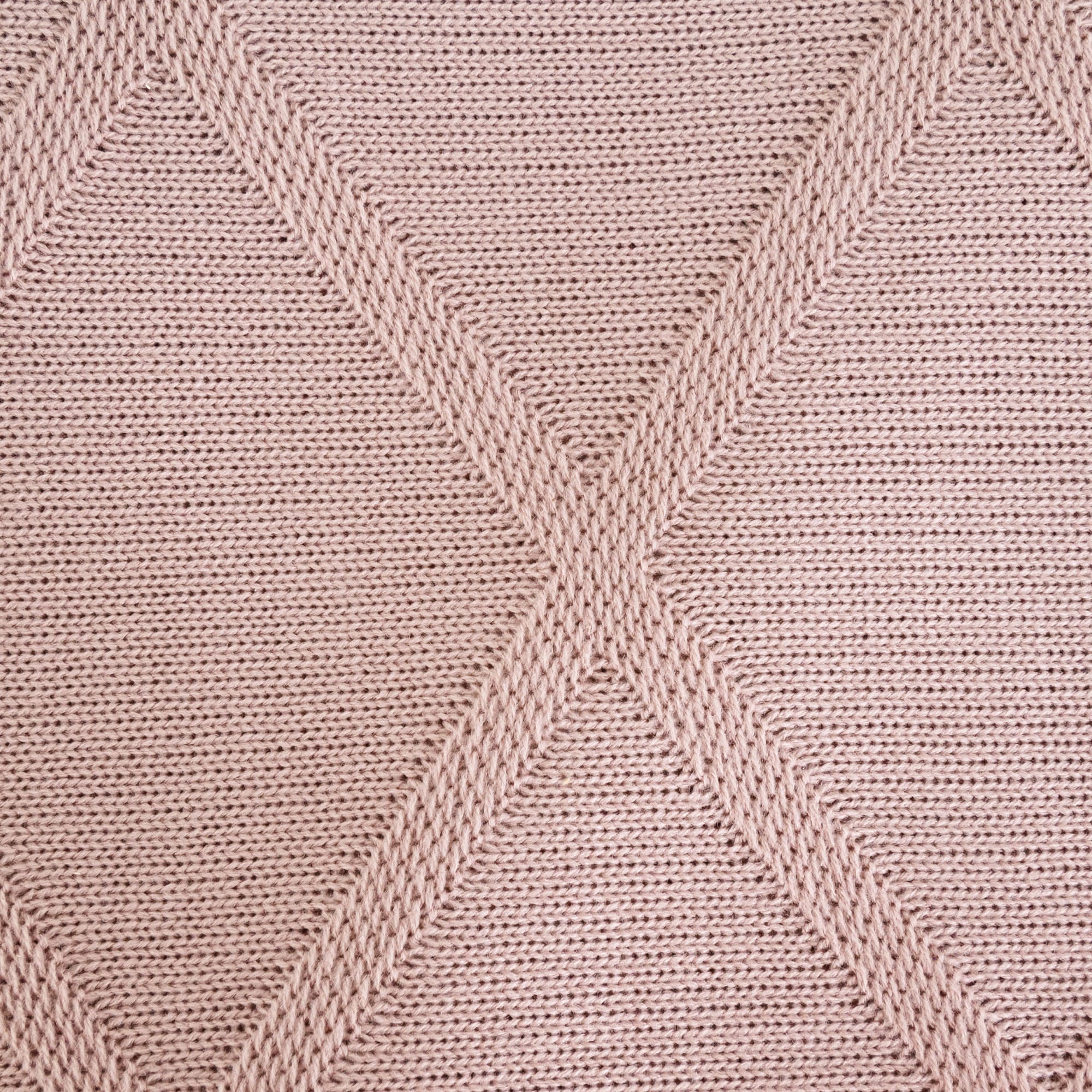 83273947 Плед вязаный 150x200 см акрил цвет брусничный Отсутствует Santreyd  - Вид №1