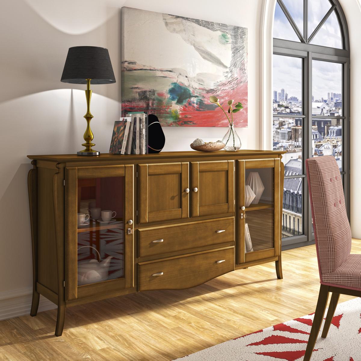 090675 Сервант стеклянные дверцы Grupo Seys Mediterraneo Santreyd - Вид №2