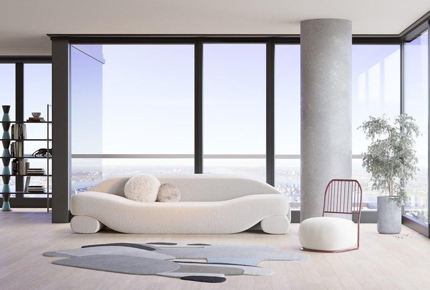 Tapis Rouge Ковер ручной работы из шерсти и шелка Abstraction Tr1760 - Вид №1