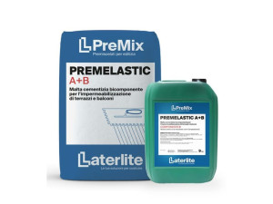 Эластичный двухкомпонентный цементный раствор для гидроизоляции