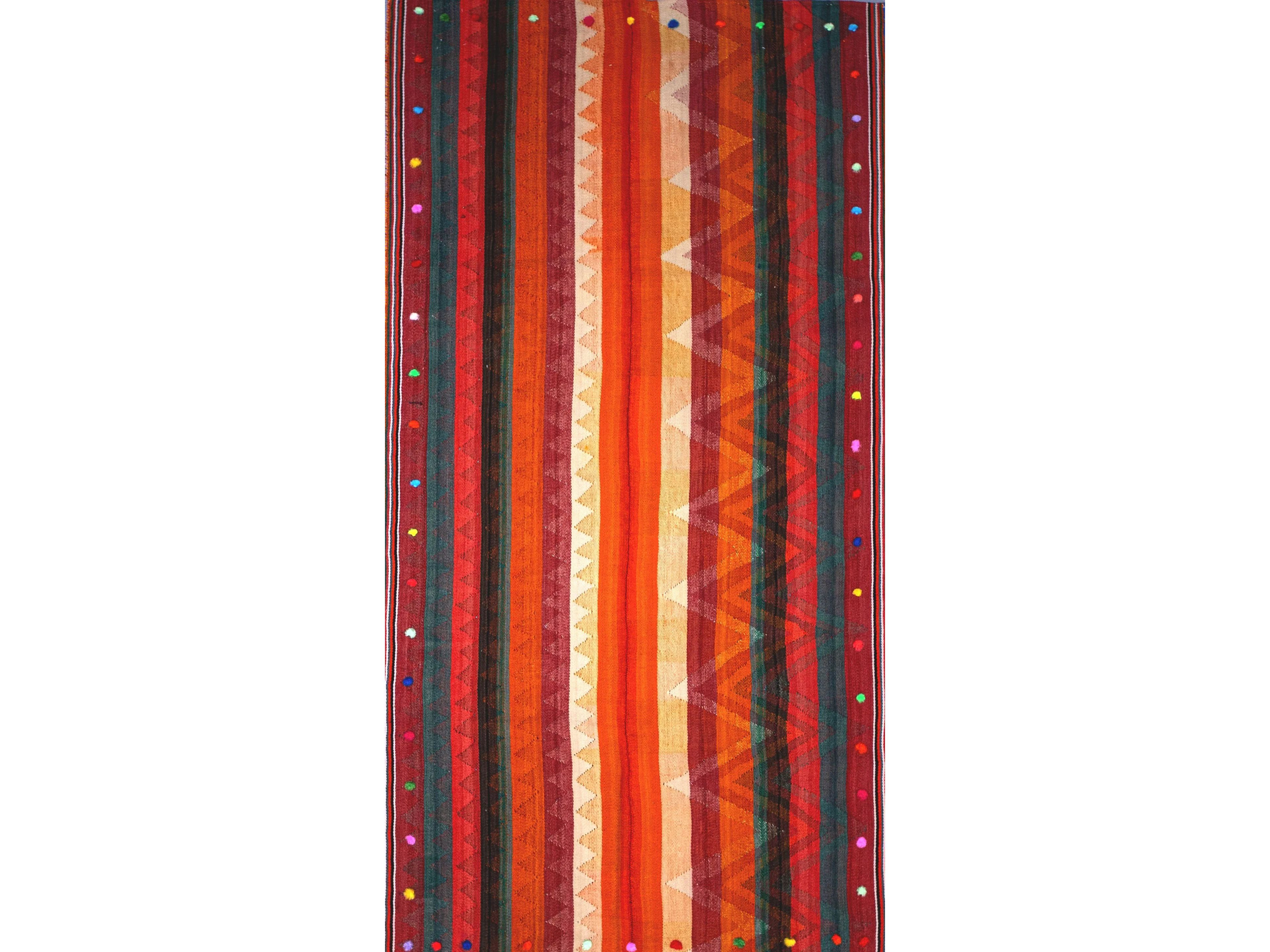 Прямоугольный шерстяной ковер Zollanvari Flatweaves Tribal ARCH-00036769 - Вид №1