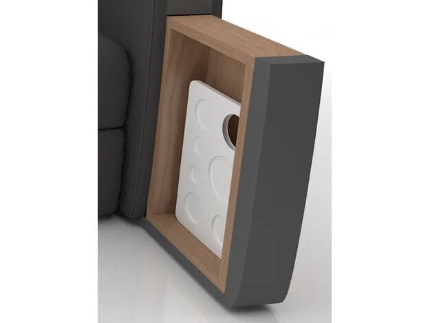 Кожаное кресло с подлокотниками для домашнего кинотеатра CINEARREDO RELAX ARCH-00058150 - Вид №3