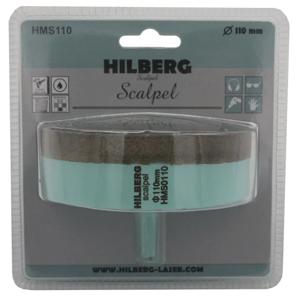 Коронка по керамограниту алмазная Hilberg HMS110 110 мм, 6 шт. 89422599 STLM-2208437  - Вид №2