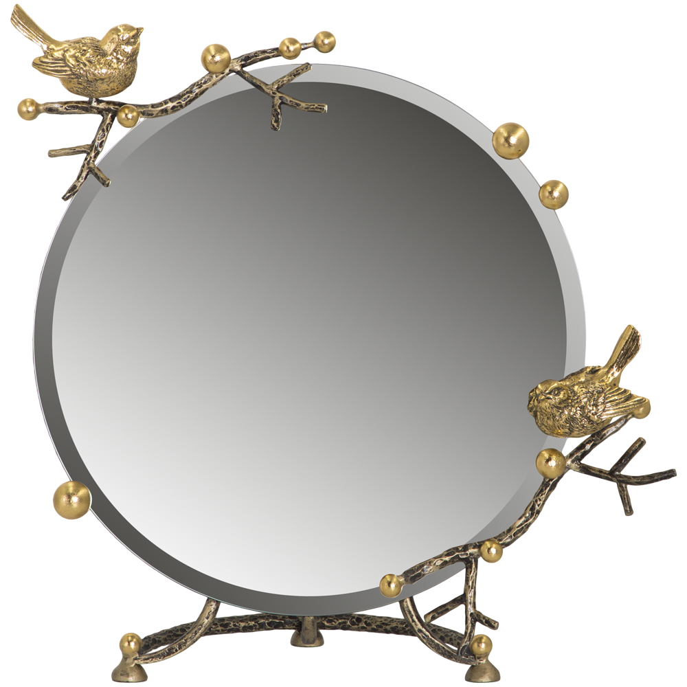 15012,79029 Столик и зеркало Терра Каштан BOGACHO 4627196590403, 4627196590380 - Вид №1