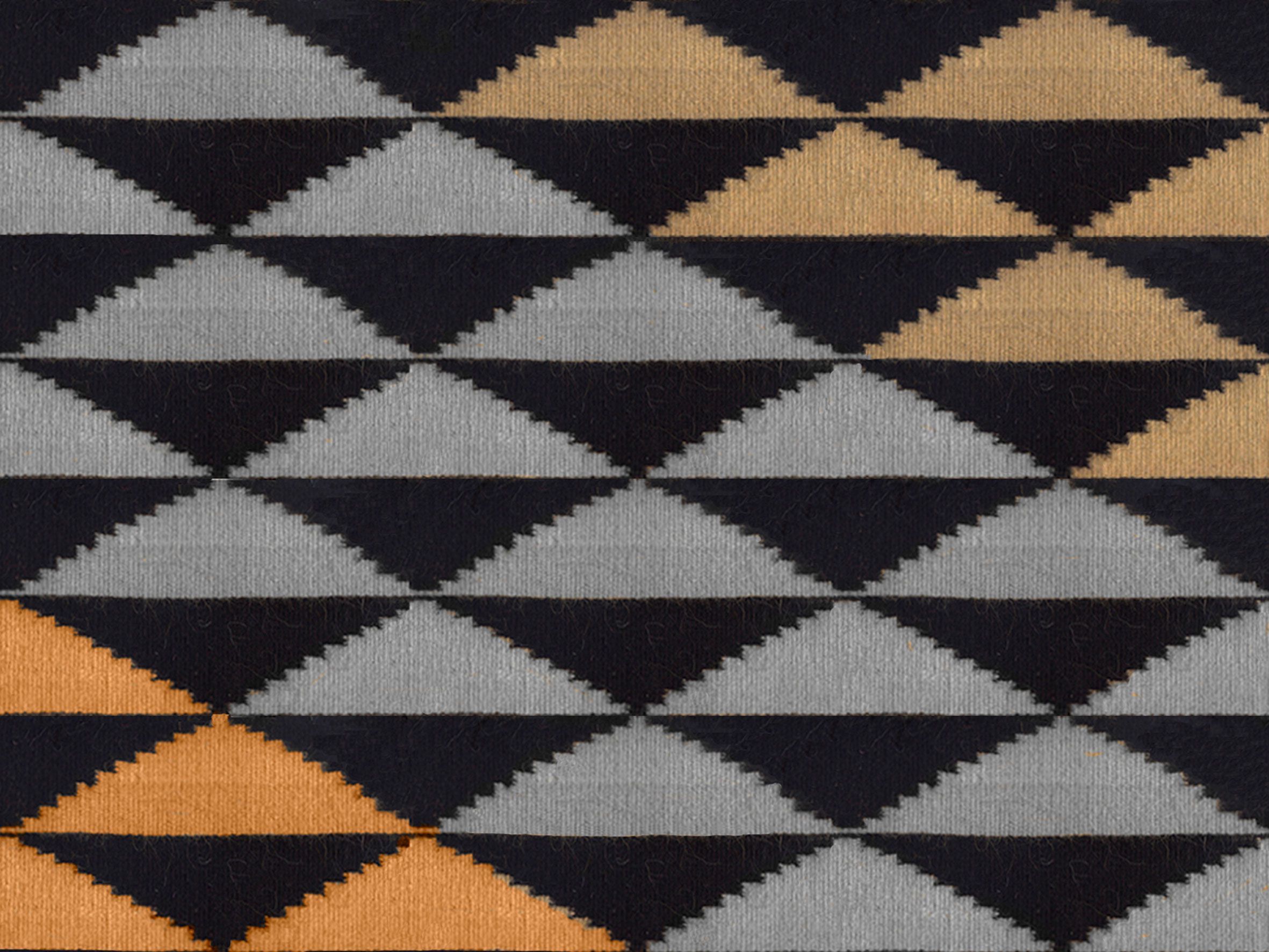 Шерстяной ковер ручной работы Eugenia Pinna бриллианты ARCH-00148583 - Вид №1