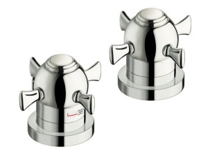 ABS 2 отверстия термостатический смеситель для ванны с переключателем