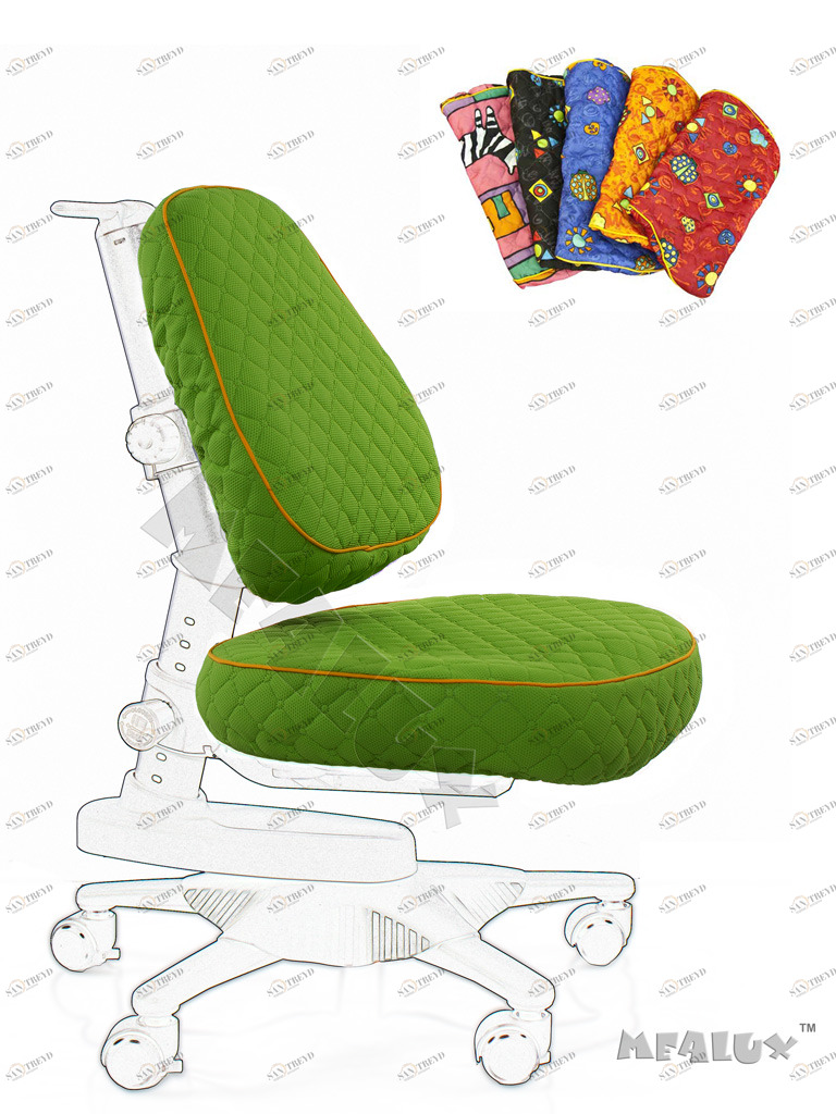 Чехол для кресла Newton/Match салатовый однотонный COMF-PRO  261270 Зеленый Santreyd 