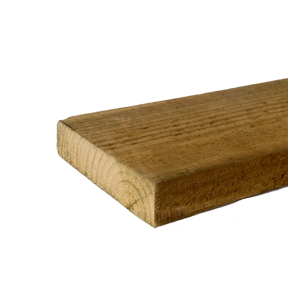 Доска нестроганая импрегнированная 25x100x6000 мм хвоя Оптима ФГИС ЛК РУСШПАЛА STLM-2154987