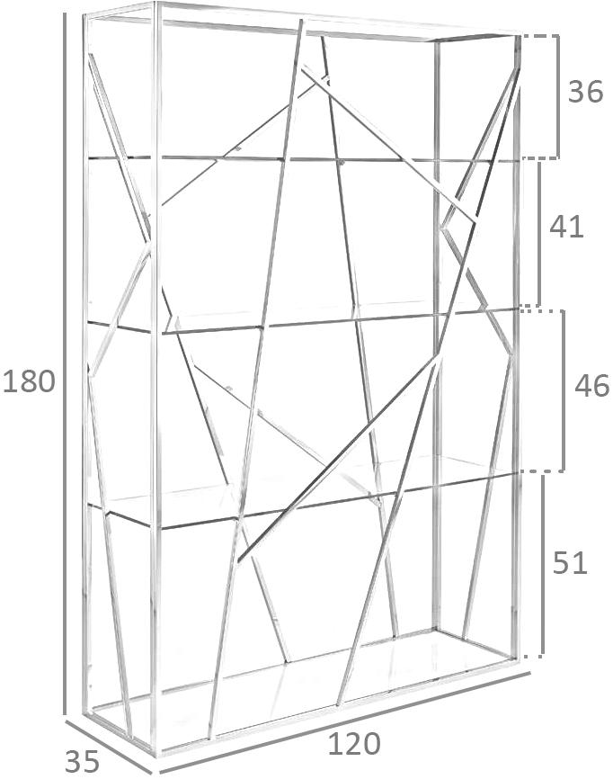 Angel Cerdá Стеллаж двухсторонний открытый открытый Urban deco 3022 Angel Cerda - Вид №6
