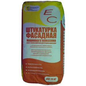 Штукатурка цементная ЕС механизированная 25 кг 82480891 STLM-2202869