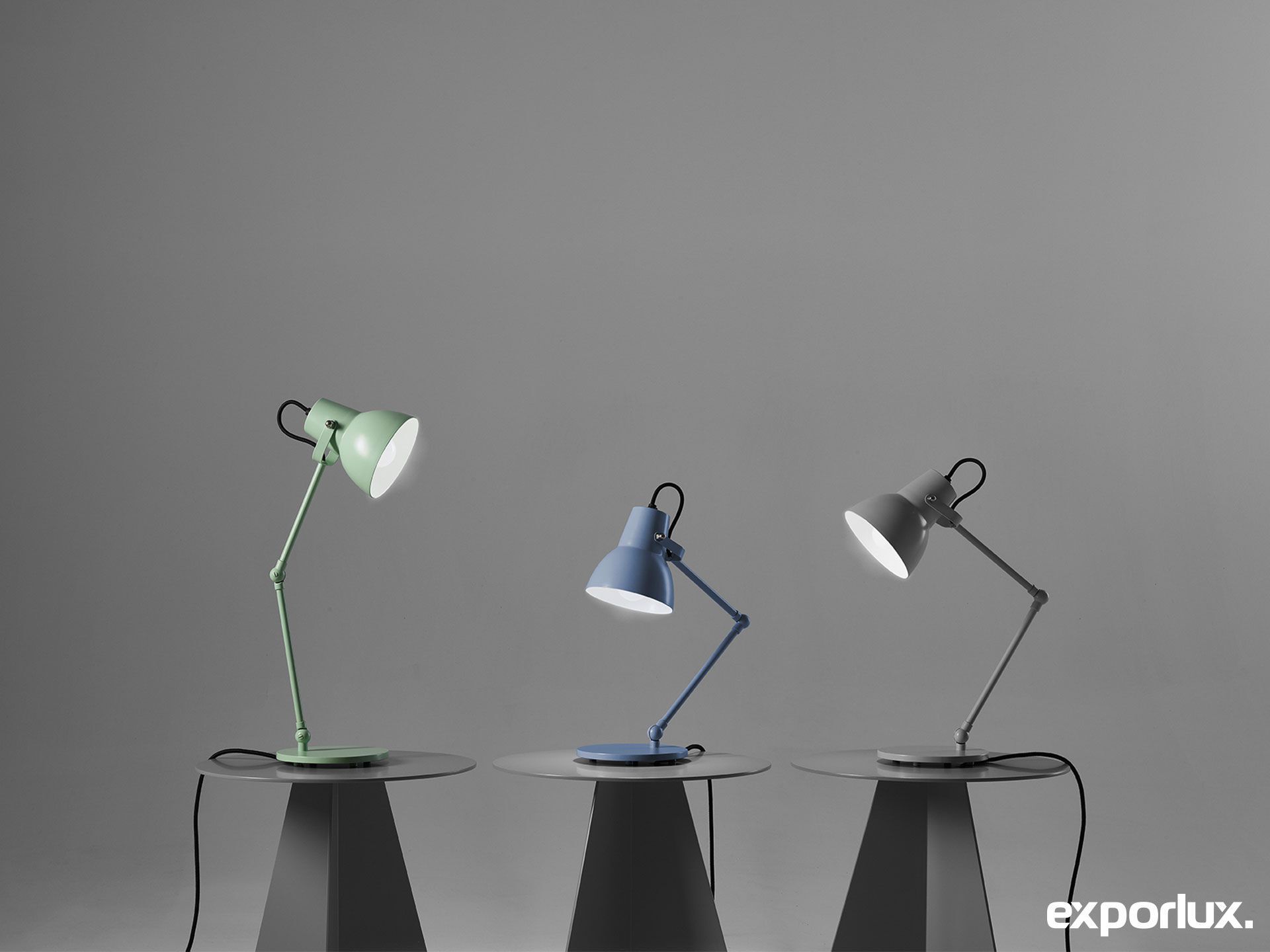 Термокрытая алюминиевая регулируемая светодиодная настольная лампа Exporlux BIG SA ARCH-00074631 - Вид №1