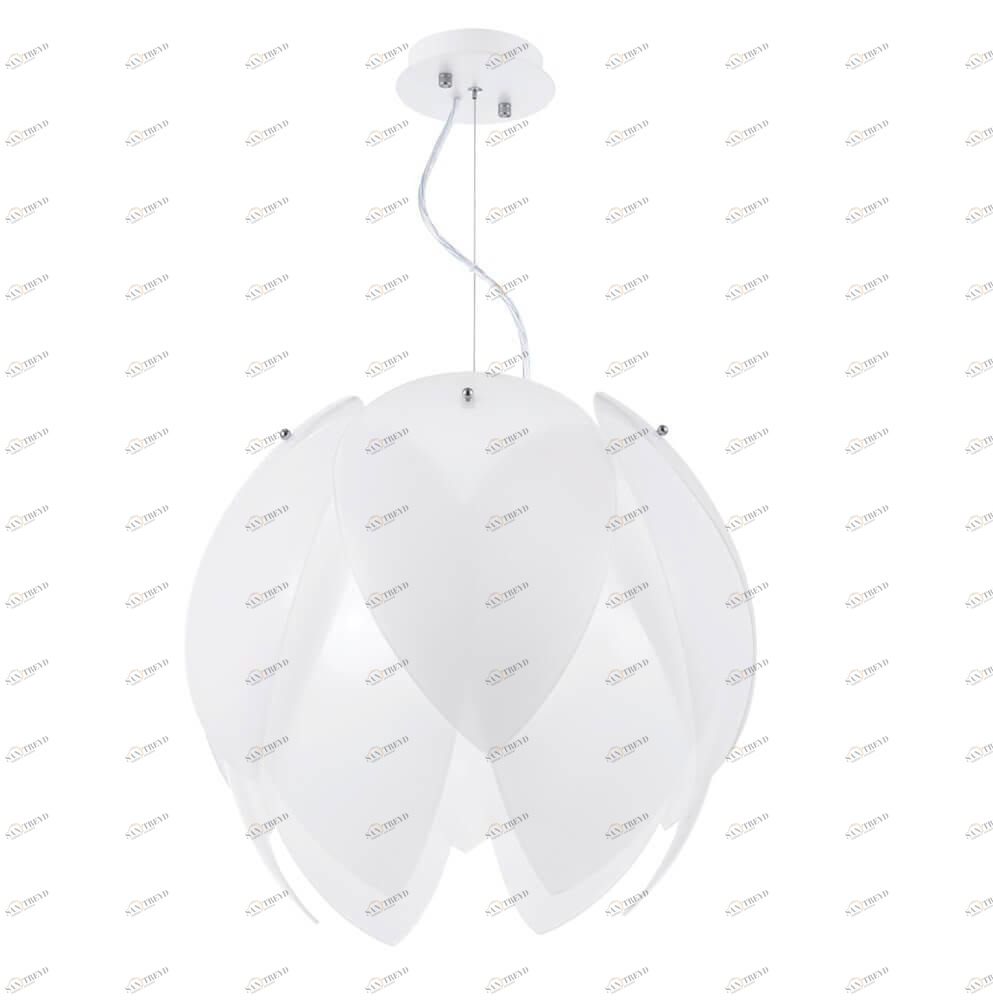 Подвесной светильник белый Flurry Flurry SP3 CRYSTAL LUX ДИЗАЙНЕРСКИЕ, ФЛОРИСТИКА 00-3890103 Белый 