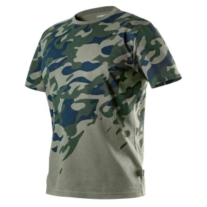 Футболка мужская Neo Tools Camo зеленая хлопок с принтом размер XXL рост 190 83304187 STLM-2184741