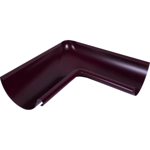 Угол желоба внутренний 90° D125 мм цвет вишня