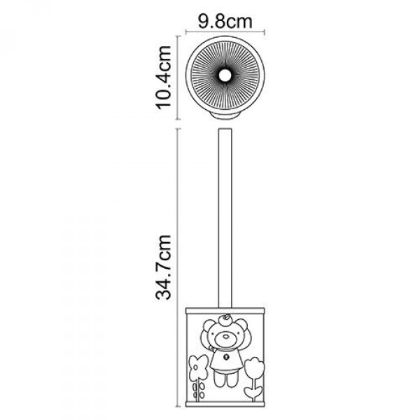 Щетка для унитаза WasserKRAFT Lossa 3427 sun-id-562348 - Вид №1
