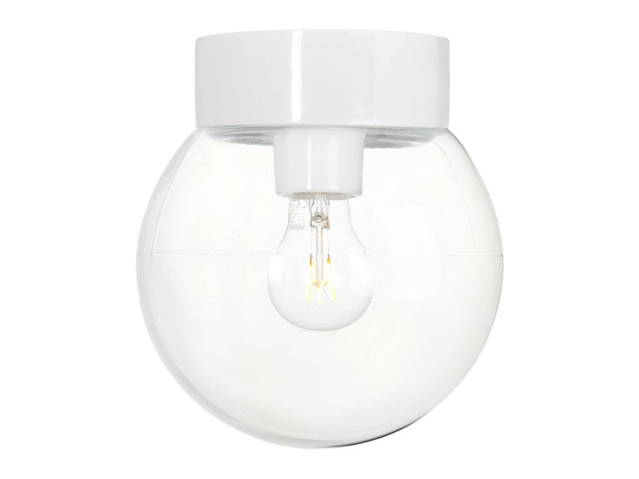 Настенный светильник / потолочный светильник из стекла и фарфора Ifö Electric Classic Globe ARCH-00080719 - Вид №6