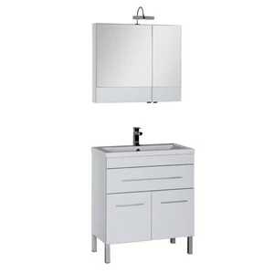 Комплект мебели Aquanet Верона 90 белый (напольный 1 ящик 2 дверцы)