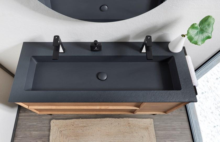 Acquabella Подвесная тумба под умывальник из дуба с ящиками Urban sun-id-1383858 - Вид №1