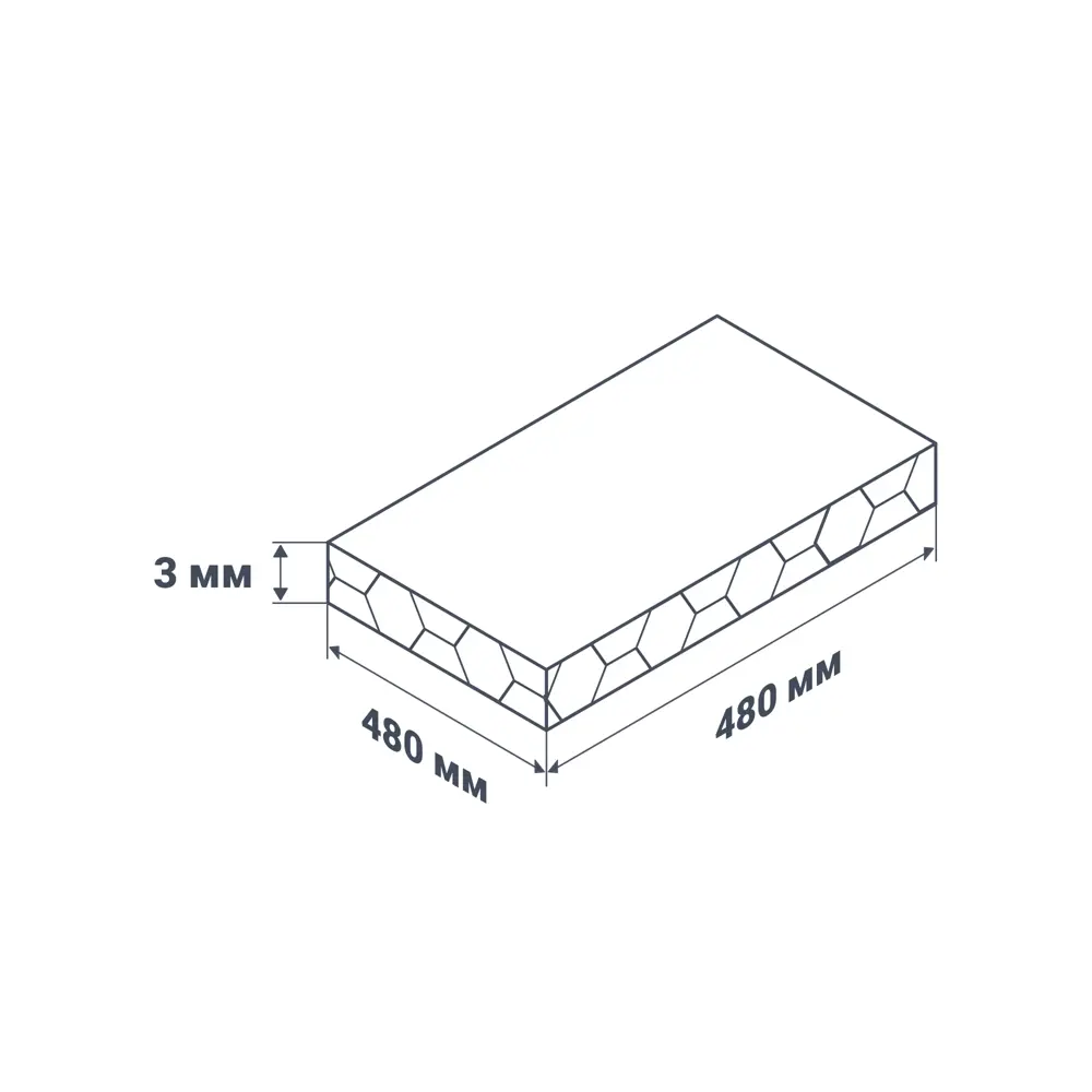 Листовая панель ПВХ Фокси синий 480x480x3 мм 0.23 м² 85237335 STLM-2168492 GRACE  - Вид №4