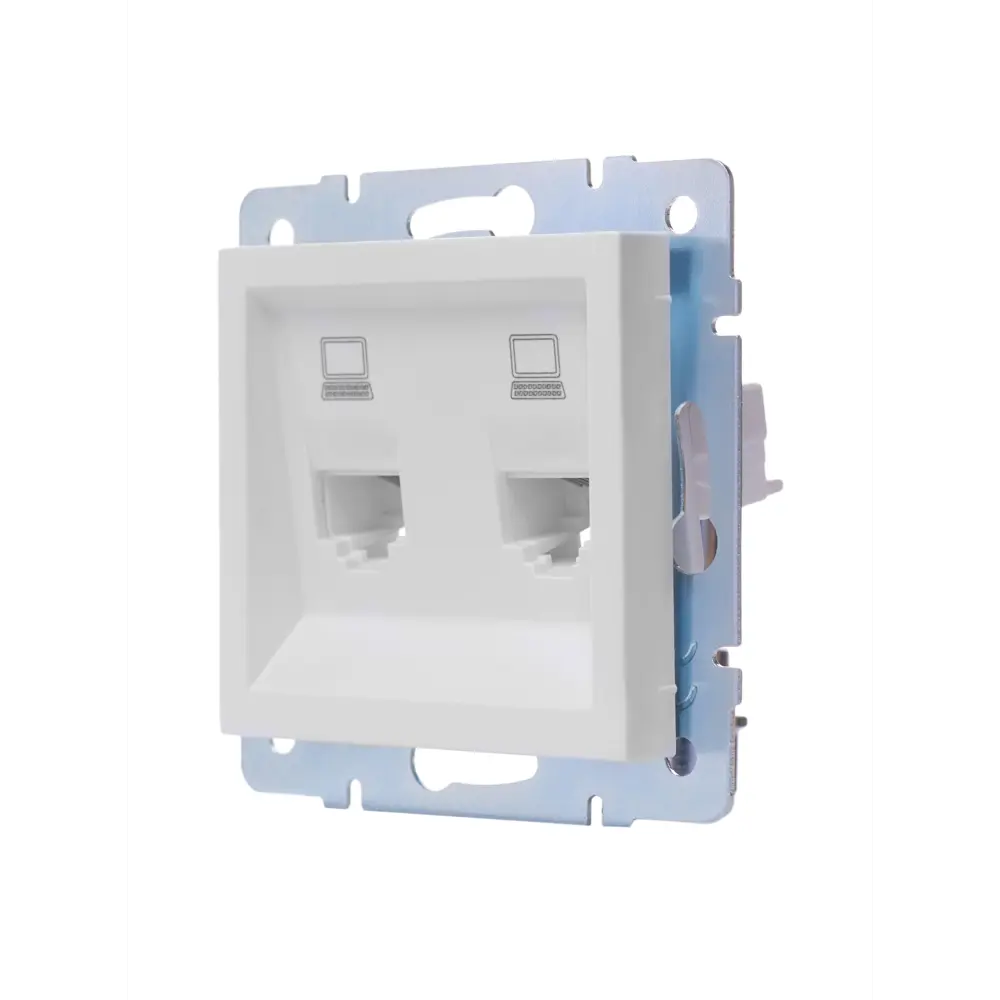 Двойная компьютерная розетка Lezard Vesna для сетевых подключений 84408526 STLM-1575573 - Вид №4