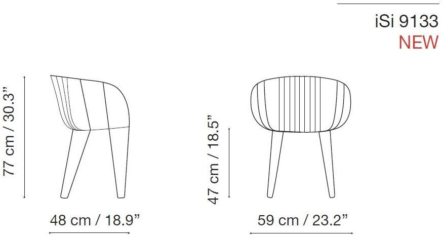 iSimar Штабелируемый садовый стул из оцинкованной стали Olivo 9133 - Вид №17
