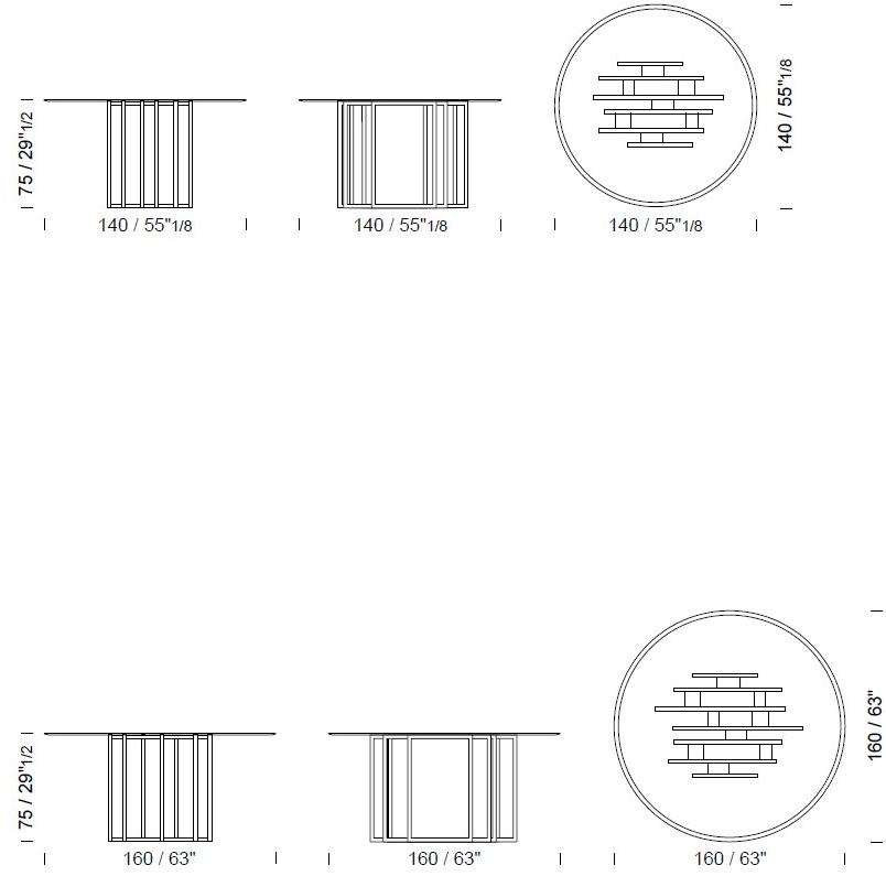 Borzalino Стеклянный стол с металлической структурой sun-id-1515126 - Вид №5