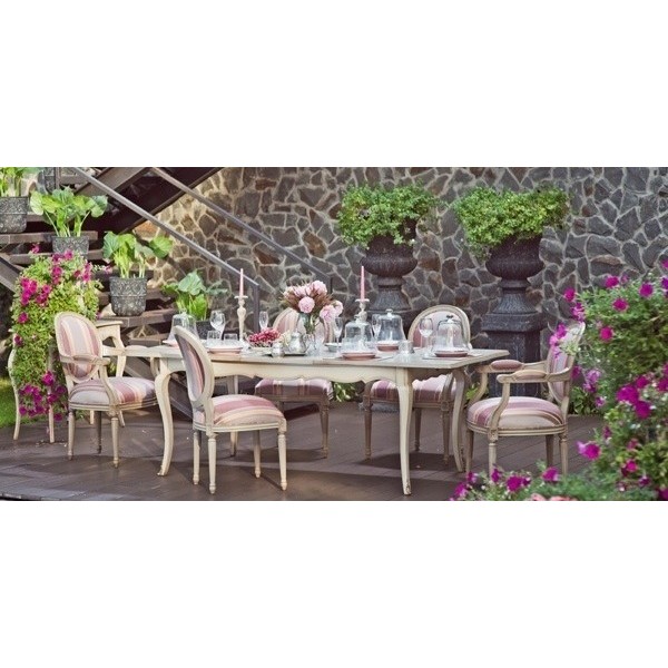 Вазон из искусственного камня классический 93 см черное серебро "Тулон" LE-VILLAGE FLORERO 044841 Черный  - Вид №1