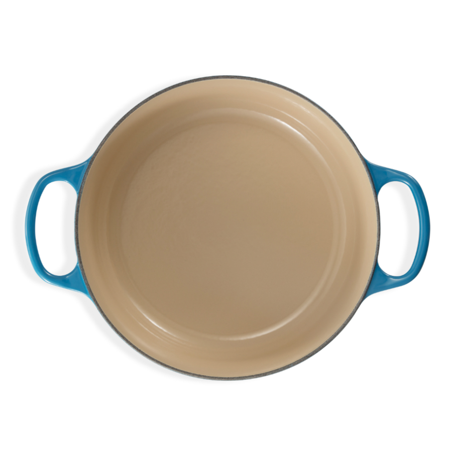 Кастрюля чугунная Le Creuset, Ø22 см, голубая 21177222002430 - Вид №9