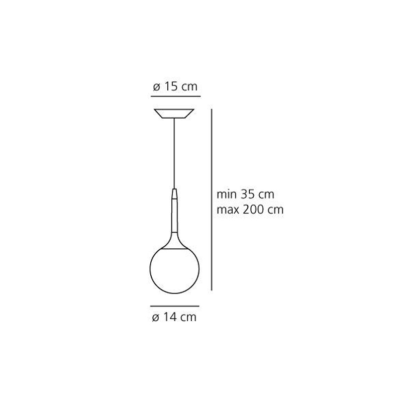 Подвесной светильник 1045010A от Artemide ARTEMIDE ДИЗАЙНЕРСКИЕ 243308 Белый  - Вид №6