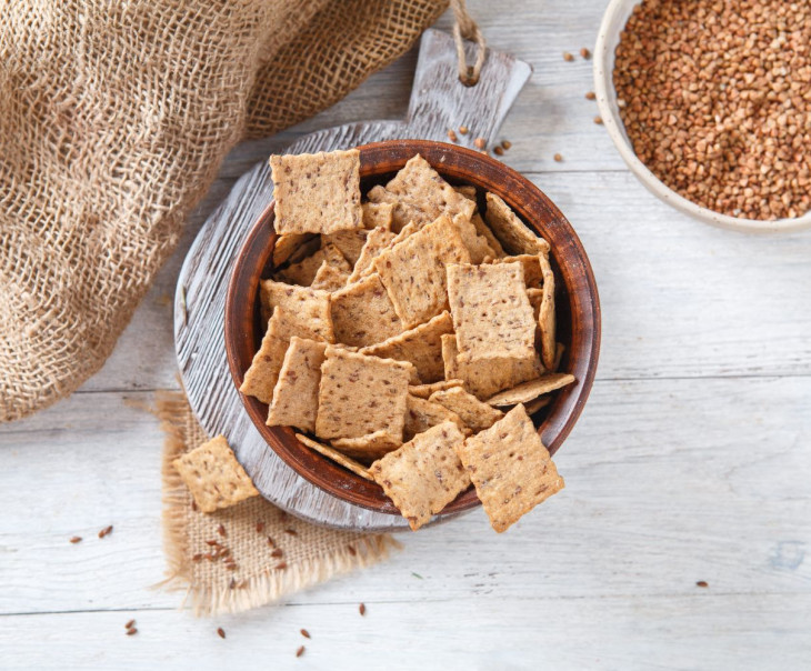 3334 Печенье гречневое с семечкой льна Вкусляндия 