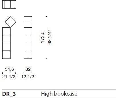 Cappellini Книжный шкаф двусторонний из листового металла sun-id-1423660 - Вид №8