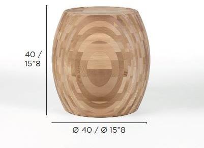 Wildspirit Круглый журнальный столик из кедра Motley sun-id-1440530 - Вид №14