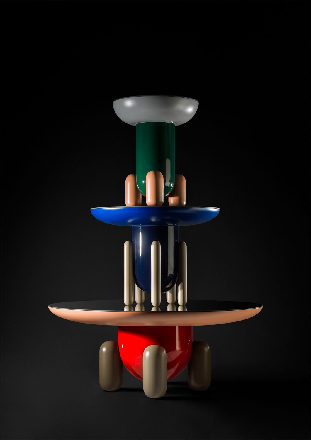 Круглый журнальный столик из стекловолокна BD Barcelona Explorer ARCH-00145484 - Вид №5