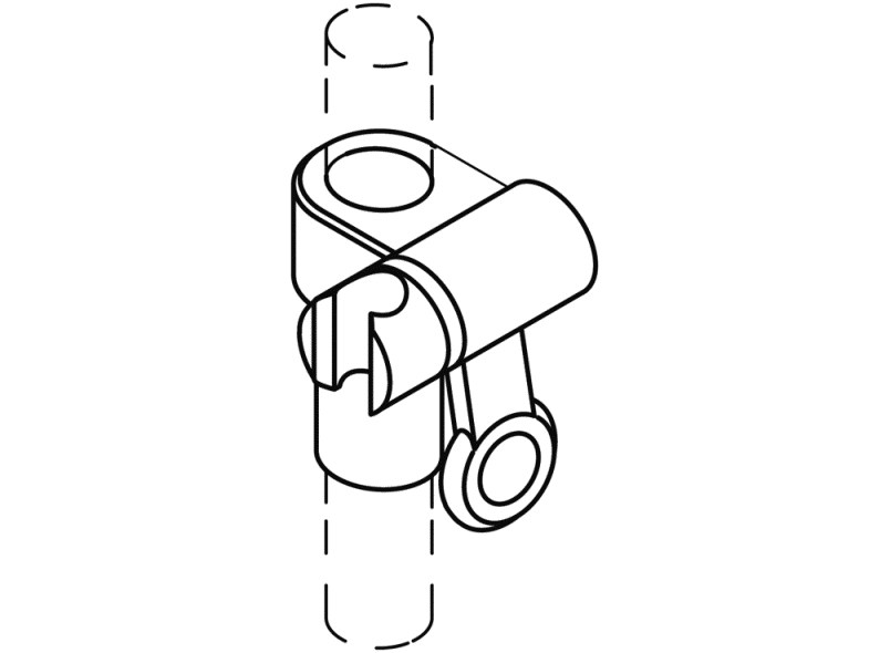 950.33.E0194 держатель для душа HEWI WARM TOUCH  - Вид №2