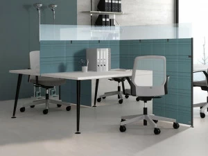 Elitable Звукопоглощающая перегородка стола из переработанного материала Silentpure