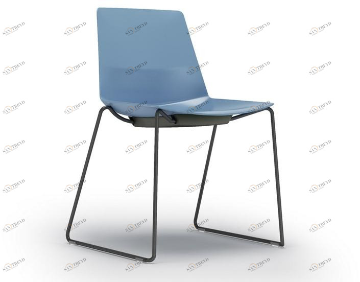 Quadrifoglio Стул для конференций, штабелируемый салазками Clue sun-id-1424141