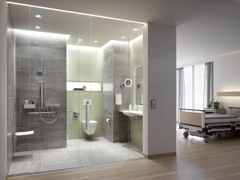 950.50.62040 Двойная опорная рейка на петлях HEWI Stützen  - Вид №5