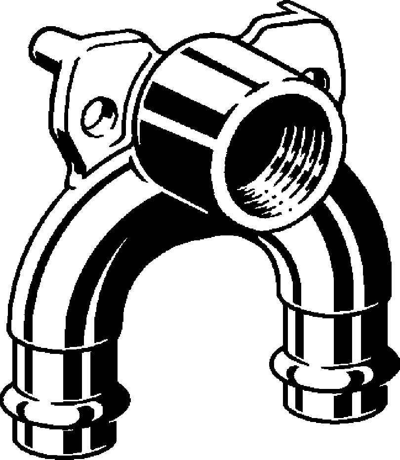 Viega Проходная водорозетка Sanpress 2228.7 (692797) 692 797 - Вид №1