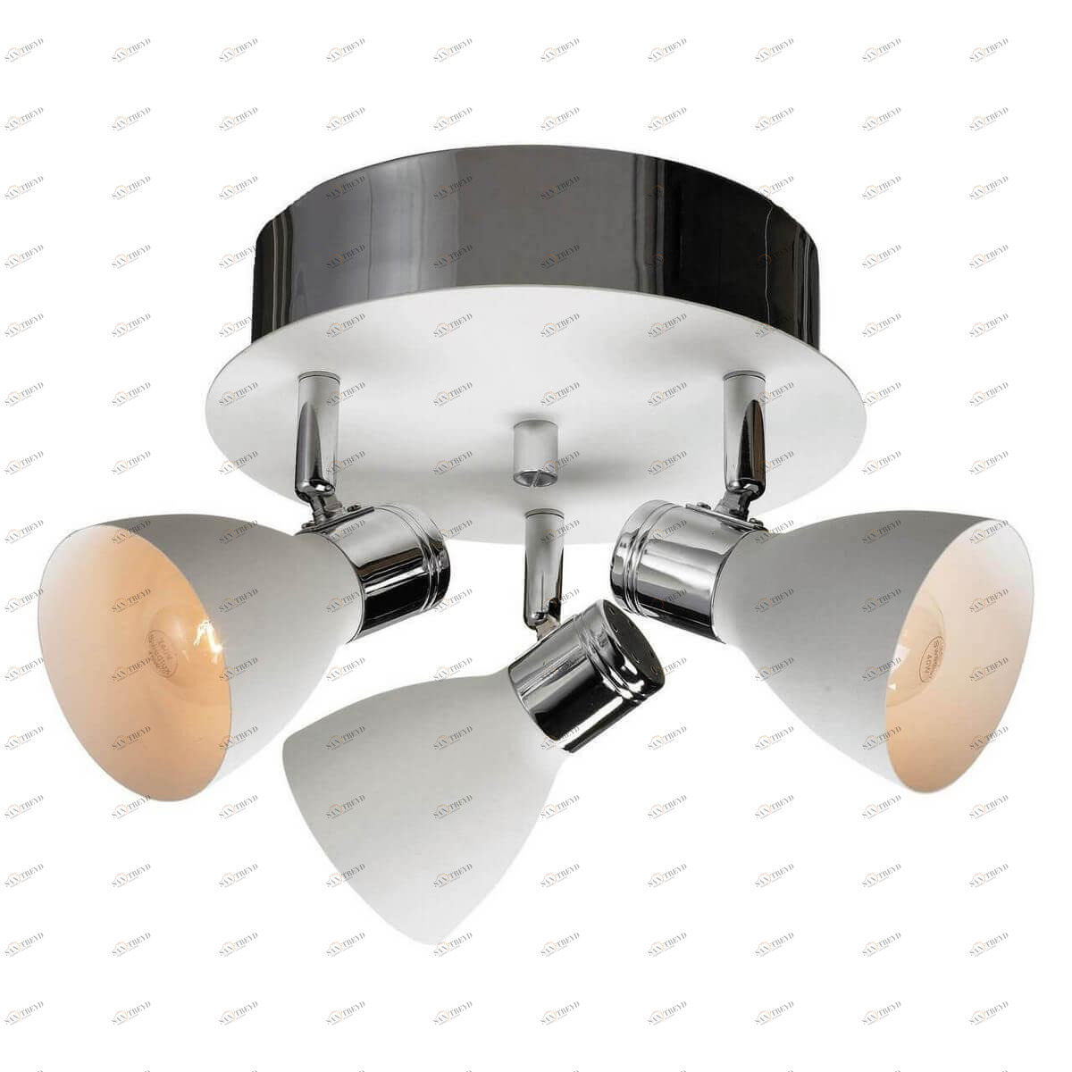 Спот потолочный на 3 лампы белый Huseby 103068 MARKSLOJD HUSEBY 00-3891819 Белый 