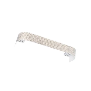 Карниз трехрядный Твил 200 см пластик цвет латунь