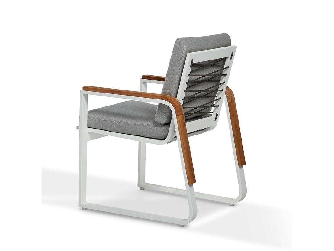 Алюминиевый мягкий садовый стул с подлокотниками Walters Regatta ARCH-00126049 - Вид №2