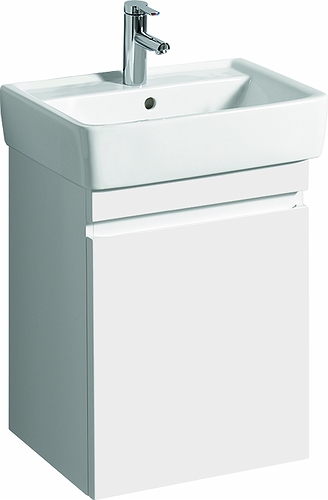 44758 IFO Renova Плоская тумба для умывальника с ящиком и внутренним ящиком, W = 480 мм, W1 = 550 мм, T = 400 мм, вяз, пленка  - Вид №1