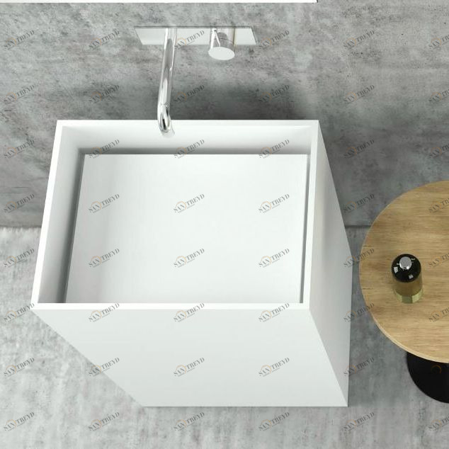 47034 Напольная раковина стоящая прямоугольная MOMA Design 