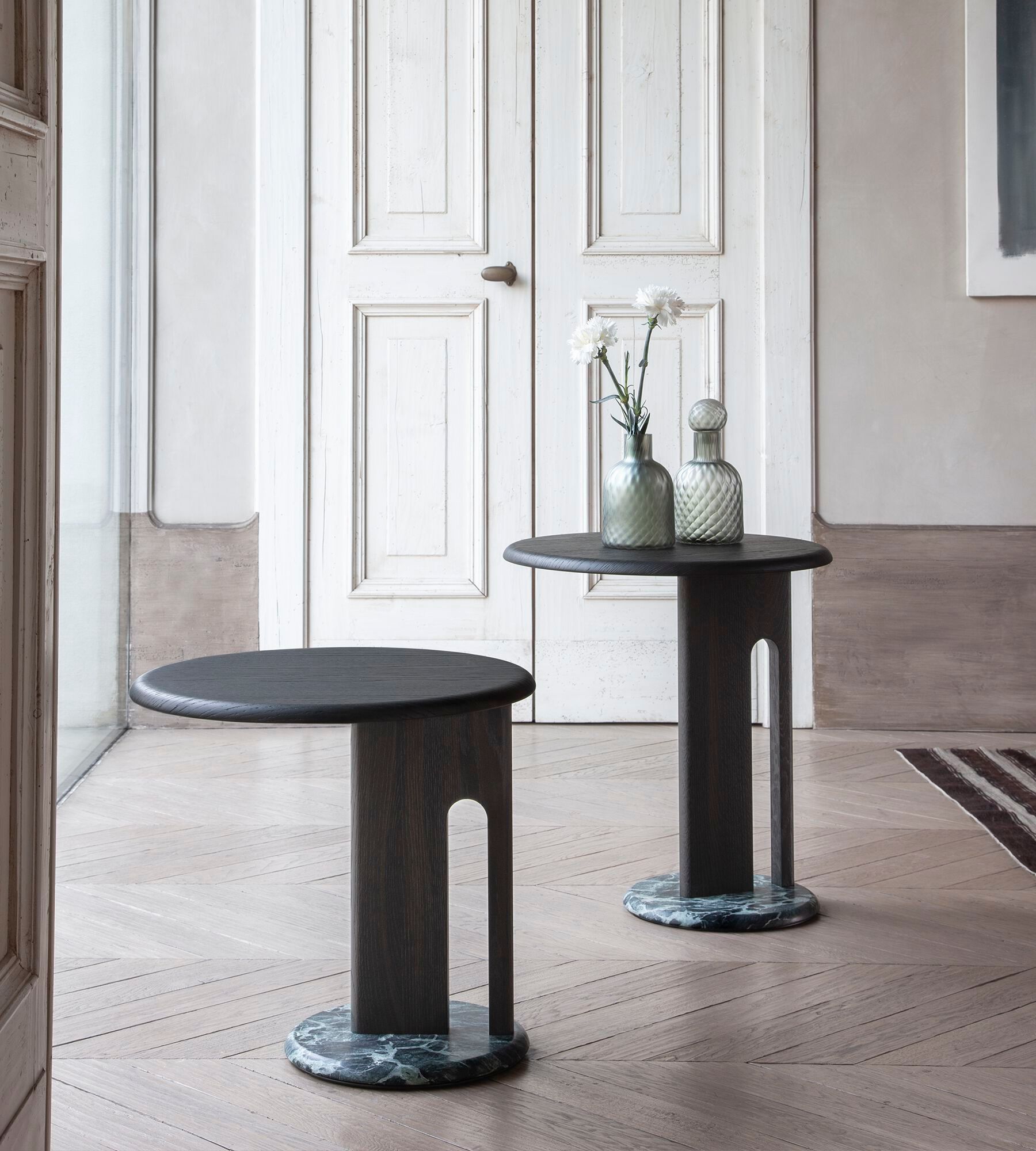 Журнальный столик с зеленой мраморной основой Alpi и деревянной рамой Morica Design Haute Couture ARCH-00055994 - Вид №4