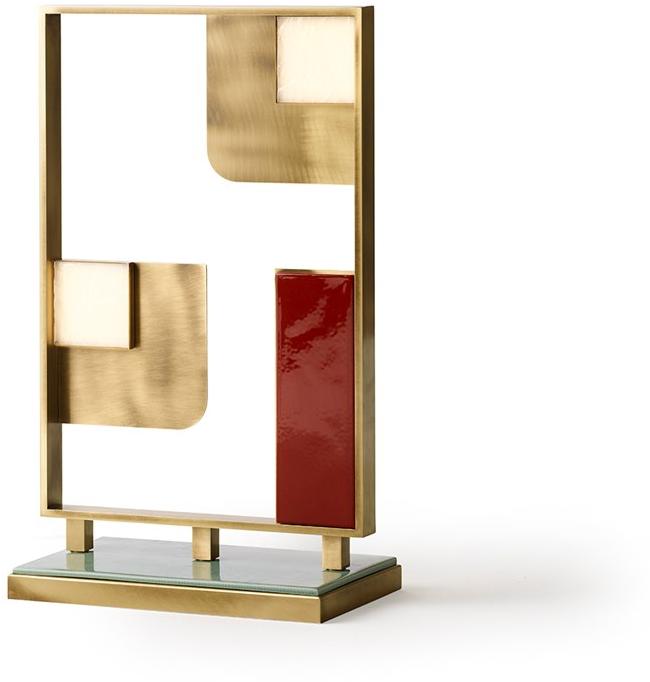 MARIONI Настольная лампа из латуни Sunset 02910 - Вид №1