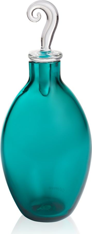 10627272 VENINI Ваза 19х8см "Монофиори" (Лаура Диаз Сантиллана) (зеленая) Стекло 