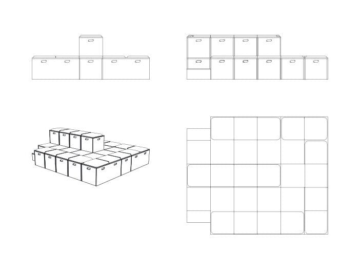 Высокий деревянный стул Bõln Kub ARCH-00066243 - Вид №9